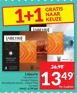 Intermarché Labeyrie Gerookte zalm Grandes Origines aanbieding