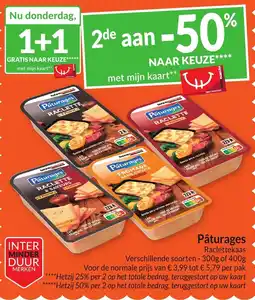 Intermarché Pâturages Raclettekaas aanbieding