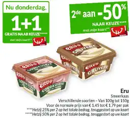 Intermarché Eru Smeerkaas aanbieding