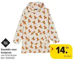 Carrefour Snuddie voor kinderen aanbieding
