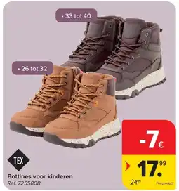Carrefour Bottines voor kinderen aanbieding