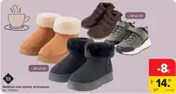 Carrefour Bottines voor dames of kinderen aanbieding
