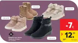Carrefour Bottines voor dames, kinderen of baby’s aanbieding