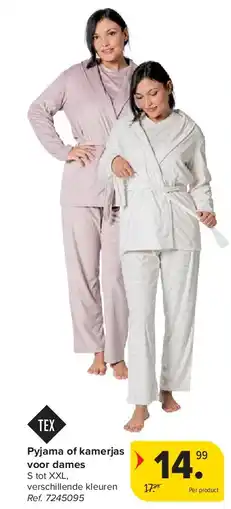 Carrefour Pyjama of kamerjas voor dames aanbieding