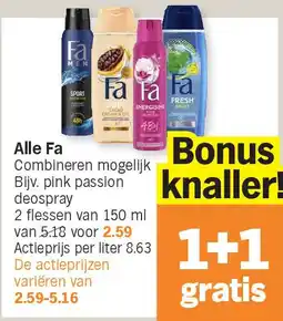 Albert Heijn Alle Fa aanbieding