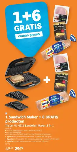Albert Heijn 1 Sandwich Maker + 6 GRATIS producten aanbieding
