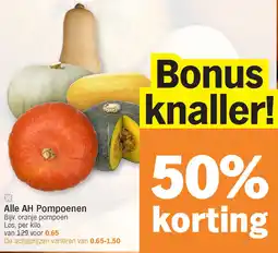 Albert Heijn Alle AH Pompoenen aanbieding