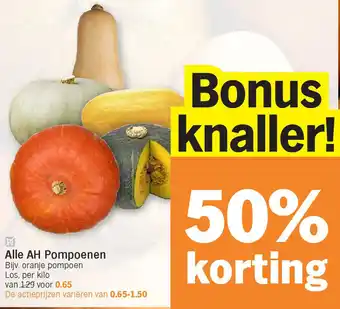 Alle AH Pompoenen