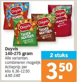 Albert Heijn Duyvis 140-275 gram aanbieding