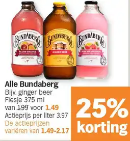 Albert Heijn Alle Bundaberg aanbieding