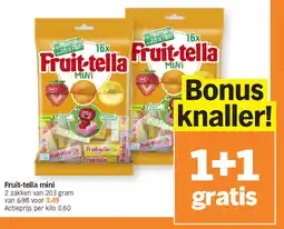 Albert Heijn Fruit-tella mini aanbieding