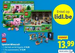 Lidl Speelset Minecraft aanbieding