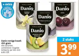 Albert Heijn Danio romige kwark 450 gram aanbieding