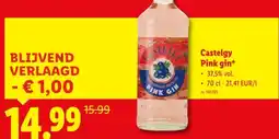 Lidl Castelgy Pink gin aanbieding