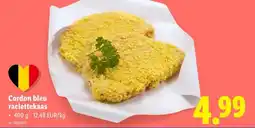 Lidl Cordon bleu raclettekaas aanbieding