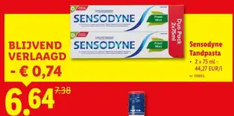 Lidl Sensodyne Tandpasta aanbieding