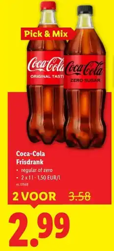Lidl Coca-Cola Frisdrank aanbieding
