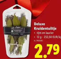 Lidl Deluxe Kruidentuiltje aanbieding