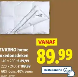 Lidl LIVARNO home Luxedonsdeken aanbieding