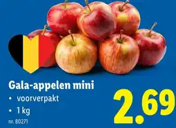 Lidl Gala-appelen mini aanbieding