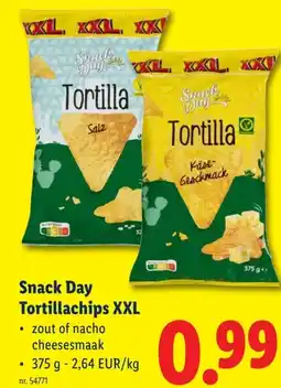 Lidl Snack Day Tortillachips XXL aanbieding