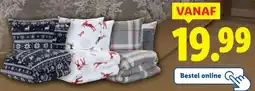 Lidl LIVARNO home Dekbedovertrek fleece aanbieding