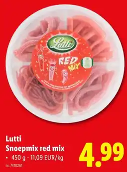 Lidl Lutti Snoepmix red mix aanbieding
