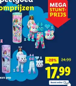 Lidl Cutie Reveal x Care Bears pop aanbieding