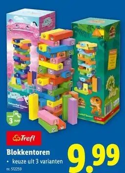 Lidl Blokkentoren aanbieding