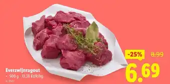 Lidl Everzwijnragout aanbieding