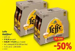Lidl Leffe Abdijbier aanbieding