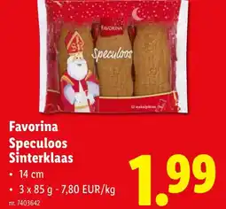 Lidl Favorina Speculoos Sinterklaas aanbieding