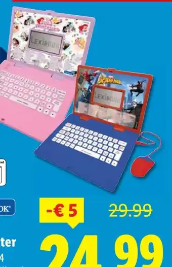Lidl LEXIBOOK Spel- computer aanbieding