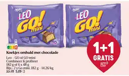 Delhaize Koekjes omhuld met chocolade aanbieding