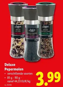 Lidl Deluxe Pepermolen aanbieding