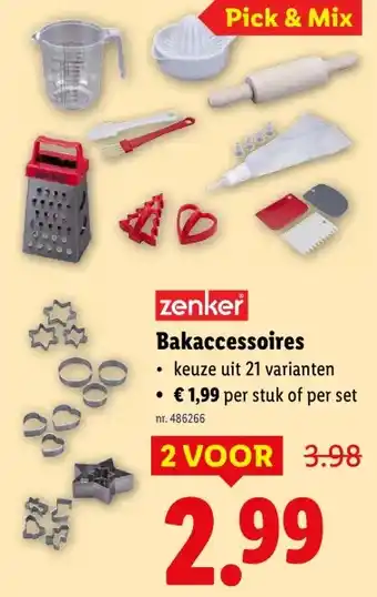 Lidl zenker Bakaccessoires aanbieding