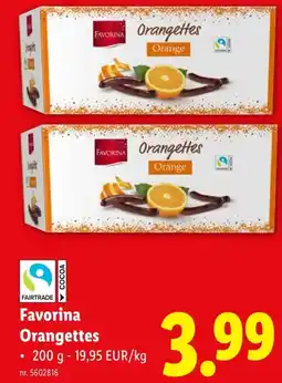 Lidl Favorina Orangettes aanbieding