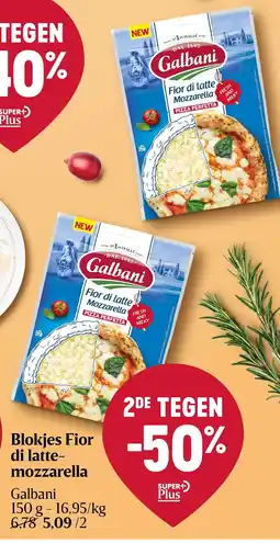 Delhaize Blokjes Fior di lattemozzarella aanbieding
