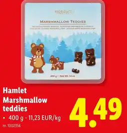 Lidl Hamlet Marshmallow teddies aanbieding