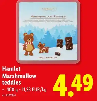 Lidl Hamlet Marshmallow teddies aanbieding