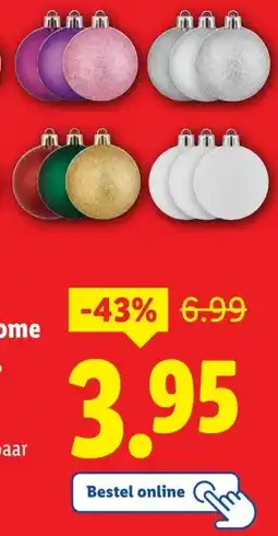 Lidl LIVARNO home Kerstballen, 30 stuks aanbieding