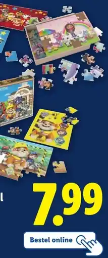 Lidl Spinmaster Houten puzzel 3-in-1 aanbieding
