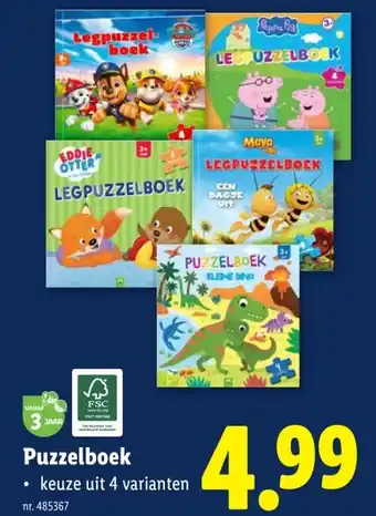 Lidl Puzzelboek aanbieding