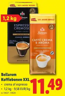 Lidl Bellarom Koffiebonen XXL aanbieding