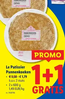 Lidl Le Patissier Pannenkoeken aanbieding