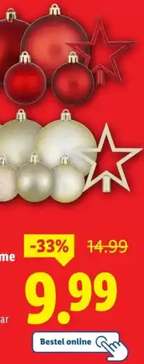 Lidl LIVARNO home Kerstballen, 69-delig aanbieding