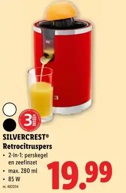 Lidl SILVERCREST Retrocitruspers aanbieding