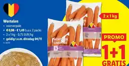 Lidl Wortelen aanbieding