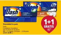 Delhaize Wasmiddel in pods aanbieding