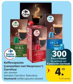 Carrefour Ko ecapsules (compatibel met Nespresso ) Carrefour aanbieding